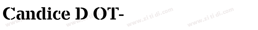 Candice D OT字体转换